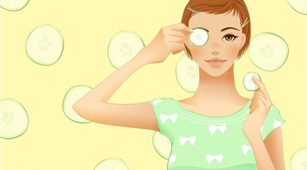 自制黃瓜片美白嫩膚面膜-菲菲美人館