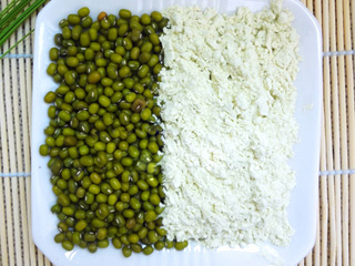 自制綠豆粉保濕滋潤面膜-菲菲美人館