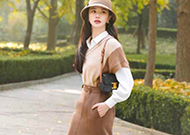 早春襯衣+半身裙,優雅知性還很有氣質-菲菲美人館