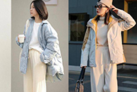 羽絨服下面不一定配裙子，學下面穿這4種褲子，時髦保暖更顯瘦-菲菲美人館