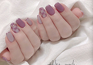 紫色系美甲:和指甲一起過春天!-菲菲美人館