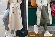 果然,穿風衣還是最配“小白鞋”,洋氣減齡還顯瘦,誰穿誰知道-菲菲美人館