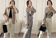 很適合春天的搭配:短上衣+九分褲,優雅時髦,還顯氣質-菲菲美人館